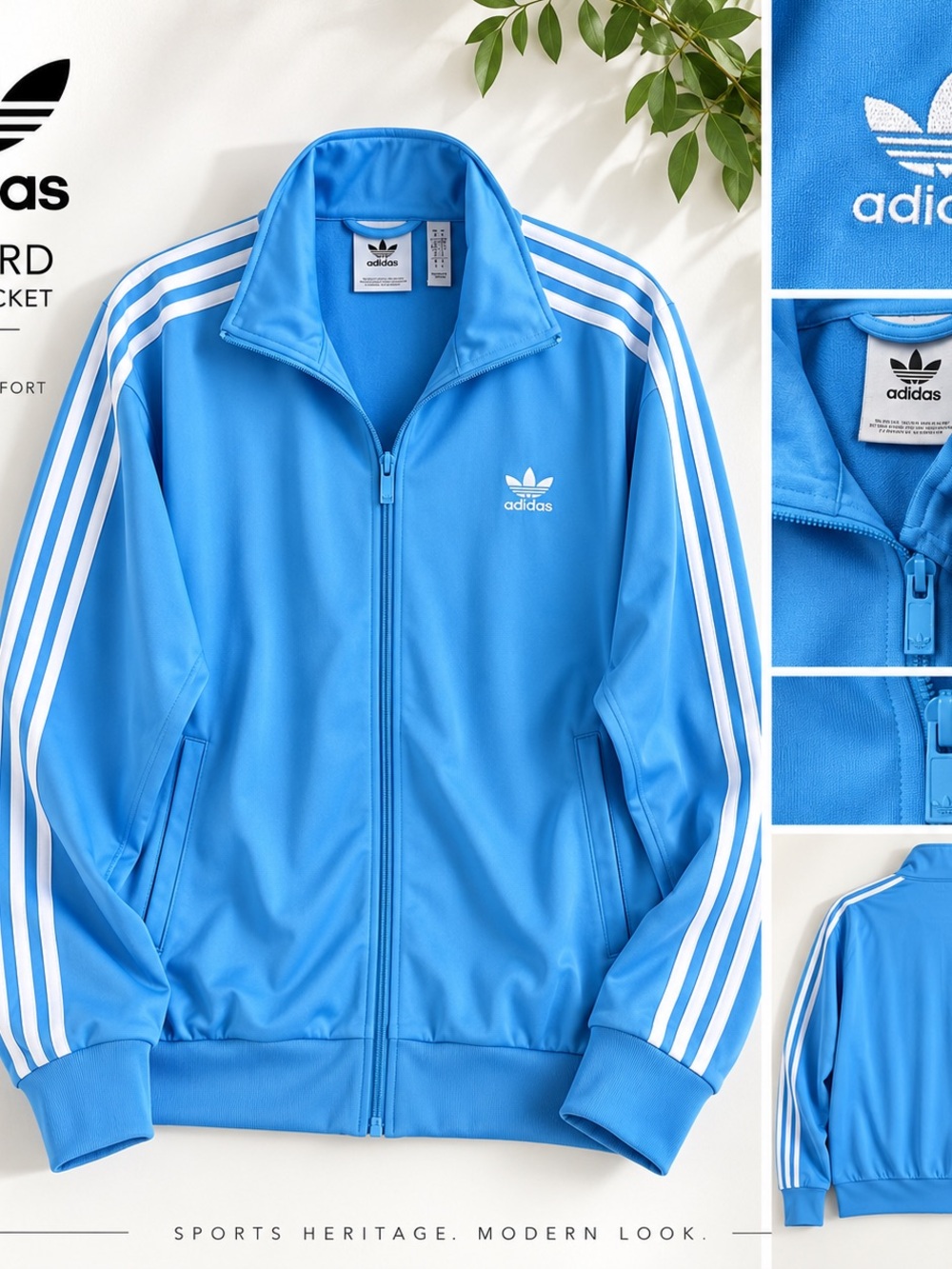 Adidas Originals Firebird Track Jacket Men’s Large Blue White IR9909 NWT